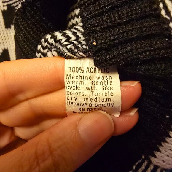 Vintage Honors Elephant Safari 3D Knit Sweater XXL - Picture 7 of 7